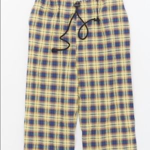 Plaid pj pants🟨🟦